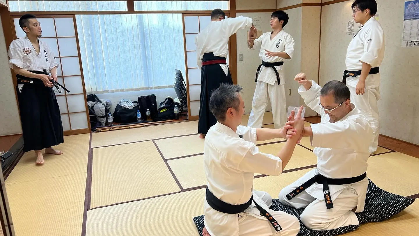 今日は三鷹で天庸流柔術東京支部・昇段審査会でした。