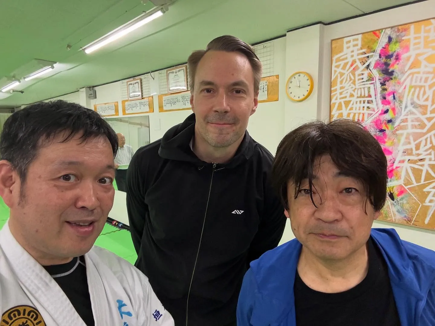 大東流合気柔術琢磨会の福岡愼輔先生とフィンランドのヨーナスさ...