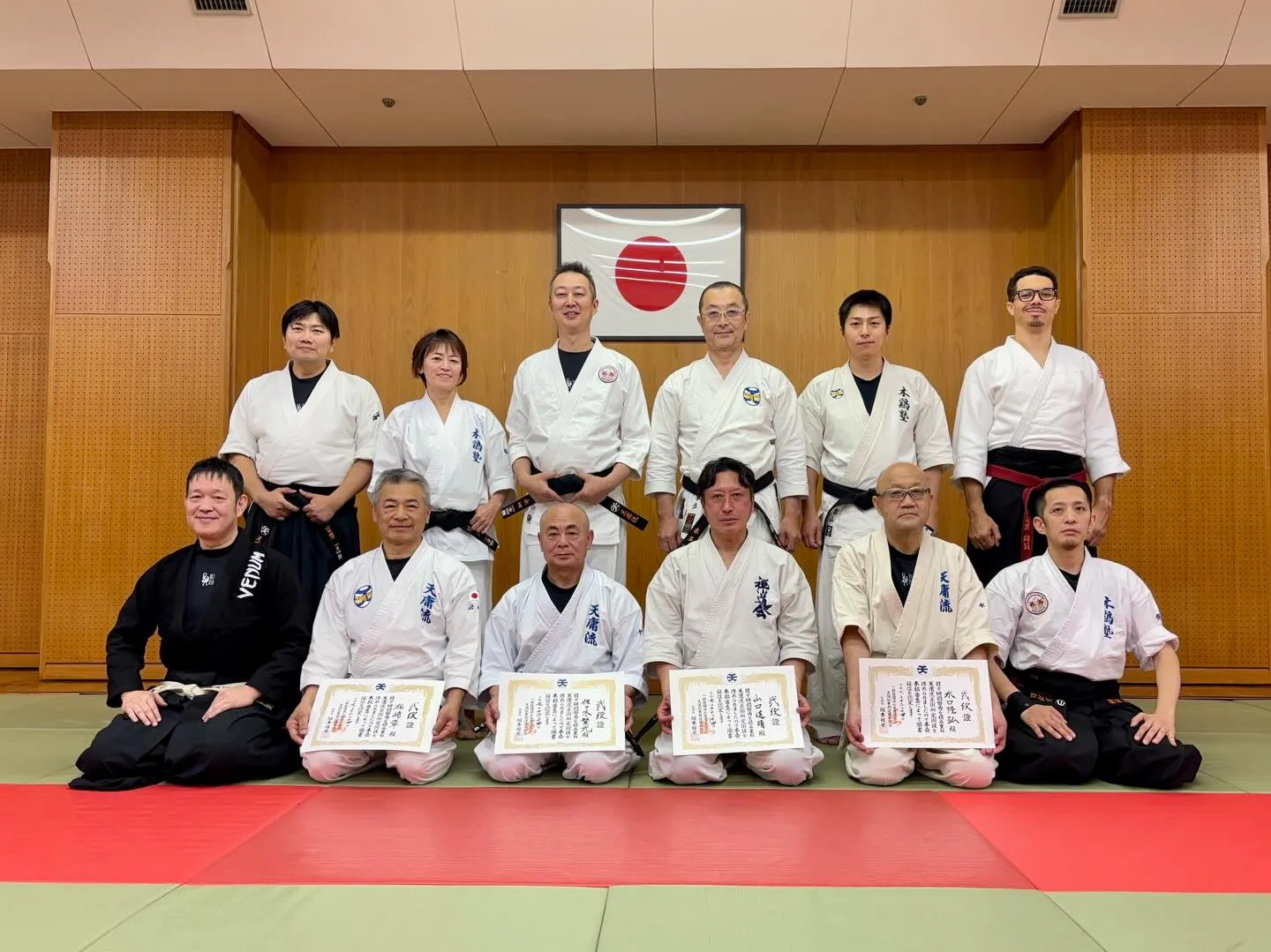 本日は天庸流柔術東京支部・昇段審査会でした。