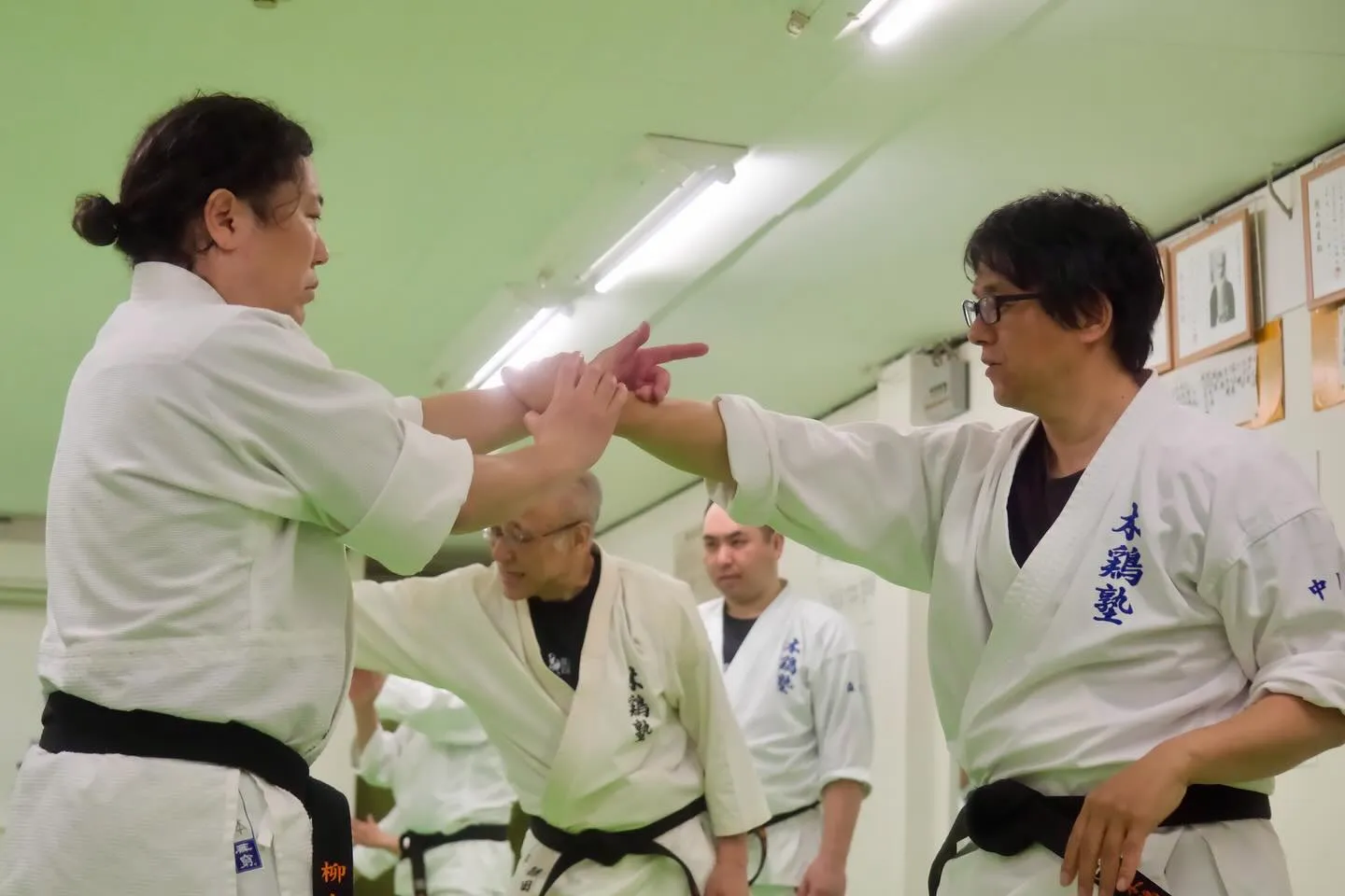 今週は東京支部から松﨑さんが木鶏塾稽古に参加してくれました！
